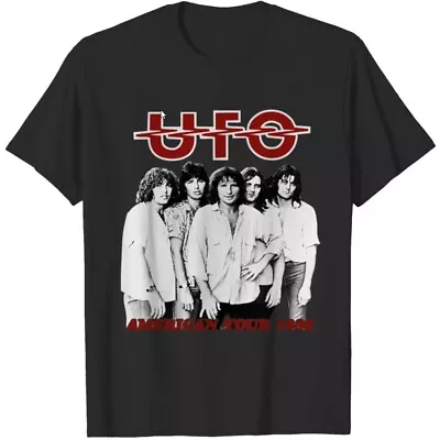 Ufo Band 1980 Tour Shirt Unisex Short Sleeve T-Shirt All Sizes S-2345Xl Gift For • $14.99