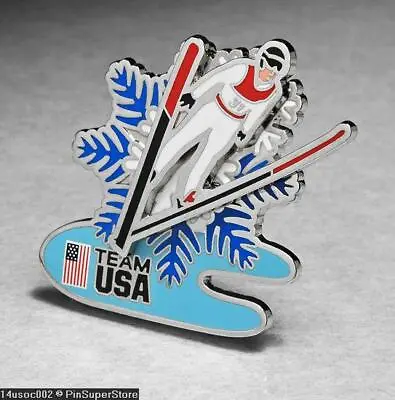 Olympic Pins Badge 2014 Sochi Russia Team Usa Usoc Noc Ski Jumping 3d Sport • $19.95