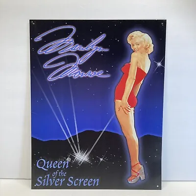 Marilyn Monroe Queen Of The Screen Item #840 Tin Plate Signboard Movie Sign • $7.69