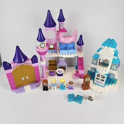 Lego Duplo 6154 Cinderella’s Castle Frozen 10899 Disney Princess Lot Incomplete  • $159