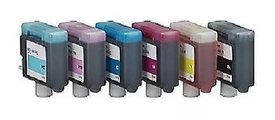 6 X Ink For Canon Imageprograf W8200P W8400P/BCI-1421 Pigment Ink Cartridges • £263.04