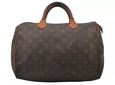 Authentic Louis Vuitton Monogram Speedy 30 Hand Boston Bag M41526 LV Junk 4308I • £229.45