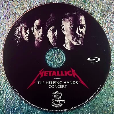 Metallica The Helping Hands Concert Blu-ray Live At Microsoft Theater Dec 2022 • $14.99