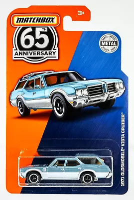 2018 Matchbox Sapphire Gems 1971 Oldsmobile® Vista Cruiser™ | 65th | BLUE | FSC • $14.99