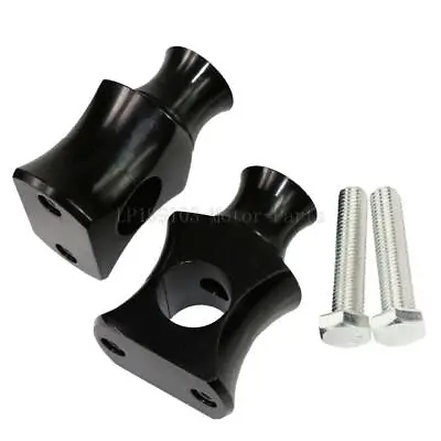 Black 1  Handlebar Risers For Kawasaki Vulcan VN 1700 1600 1500 2000 900 800 88 • $34.90