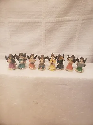 10 Vintage Miniature Angels Playing Instruments 1 3/8  • $29.95