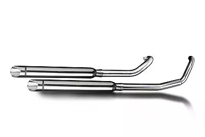 $490.99 • Buy Yamaha V-Star 650 Delkevic 2-2 Exhaust 21  Stainless Slash Cut Muffler 98-16