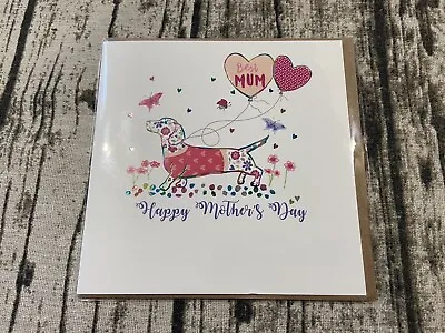 Sausage Dog Dachshund Mothers Day  Card New • $4.36