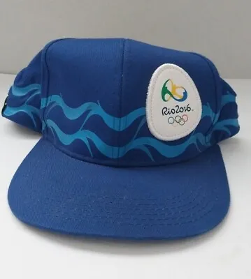 Rio 2016 Olympic Hat New With Tags Rare Design Aquatics • $10.99