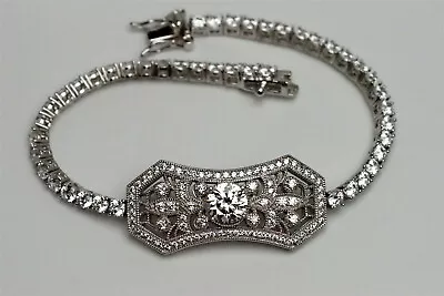 Vanna K Bella Luce 11.82 Cttw Platineve CZ Simulant Bracelet • $149