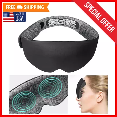 NEW 3D Sleeping Eye Mask For Men Women Soft Pad Blindfold Cover Travel Sleep USA • $6.99