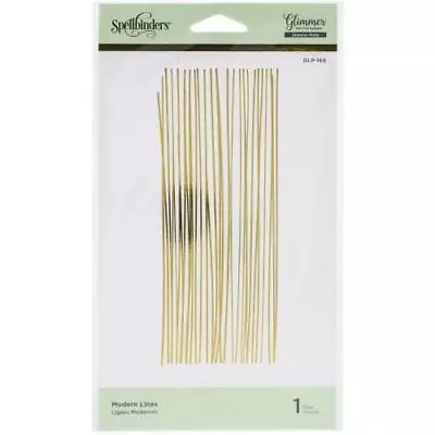 $48.93 • Buy Spellbinders Glimmer Backgrounds Hot Foil Plate-Modern Lines