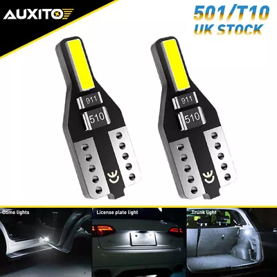 2PCS 9 SMD Xenon White LED Car Side Light Bulb T10 501 W5W COOL 5050 Parking • $7.58