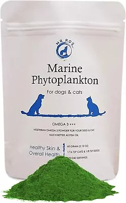 Mr Ros Marine Phytoplankton Natural Omega 3 Vegetarian Alga Powder For Dogs Shin • $64.29