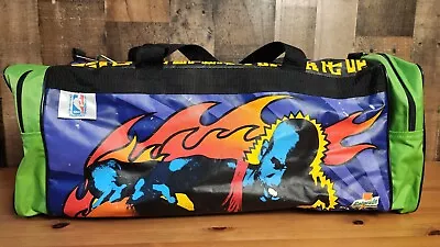 Vintage 90s NBA Gatorade Duffle Gym Bag Michael Jordan Frank Kozik Promo 23×9×9 • $49.99