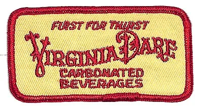 Virginia Dare Beverages Embroidered Soda Patch C1960's-70's - VGC Scarce • $19.99
