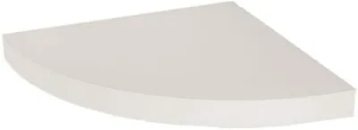 1x Floating Corner Shelf Boards Wall Shelves Cream Colour 23.5 X 23.5cm X 1.8cm • £5.99