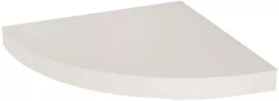 1x Floating Corner Shelf Boards Wall Shelves Cream Colour 23.5 X 23.5cm X 1.8cm • £5.99