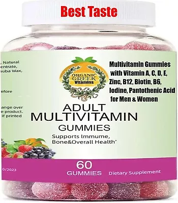 OG Multivitamin Gummies Vitamin A C D E Zinc B12 Biotin B6Iodine More • $6.99