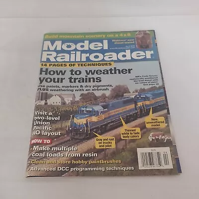 2012 April Model Railroader Magazine How To Weather Your Trains (MH257)  • $15.99