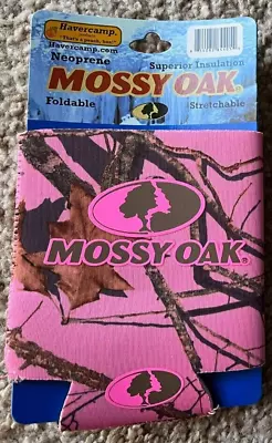 Mossy Oak Pink Break Up On Neoprene Koozie Can Cooler Stretchable New Old Stock • $2.06