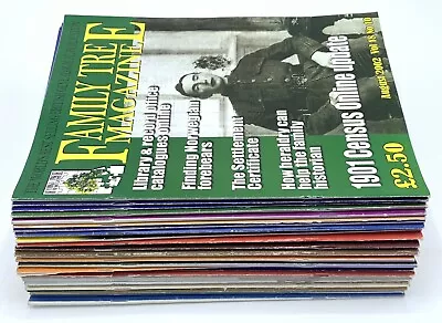 Family Tree Family History  Magazine X 30 Issues 1998 - 2002 • £22.99