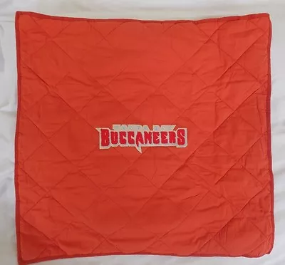 Pottery Barn Teens Tampa Bay Buccaneers Euro Quilted Pillow Sham NWOT • $29.95