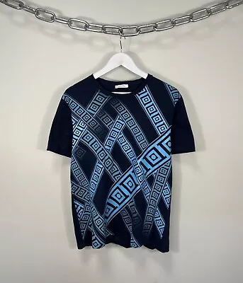 Versace Collection Blue Big Logo Luxury Tee • $45