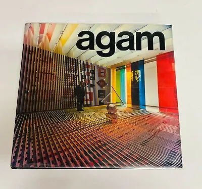 Yaacov Agam  Agam  Hardcover Book With Color Pages Hand Signed Envelope Included • $495