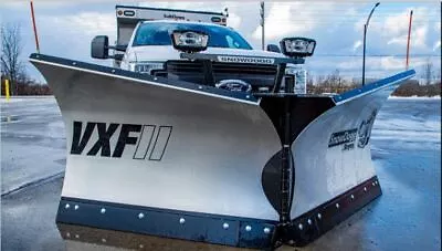 $7325 • Buy SnowDogg/Buyers Products VXF85II, V-Plow 102  Blade Width W/Halogen Lights