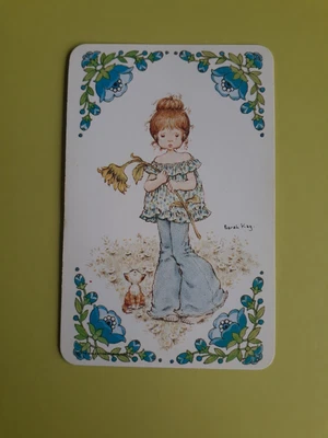 $3.50 • Buy Genuine Vintage,Swap/playing Cards, 70s,  Sarah  Kay.   Blank Back.