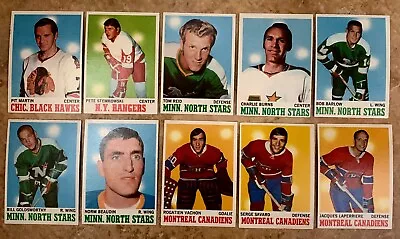 1970-71 Topps Hockey - You Select One- Look Ex- NM • $4.99