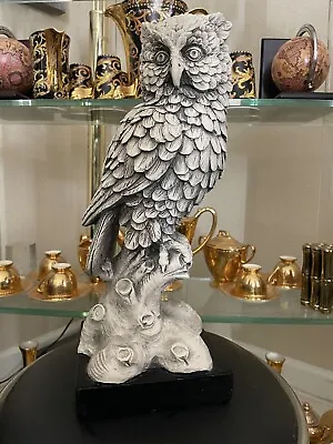 Marwal Statue Owl Sculpture Signed • $50