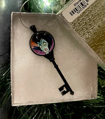 2023 Villain Maleficent Sleeping Beauty Skeleton Key Christmas Ornament W Box • $12.59