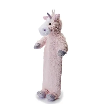 Warmies Cozy Plush Kids Unicorn Design Novelty Cover Long PVC Hot Water Bottle • £19.85