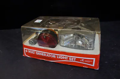 Vintage Cpc Cycle Products 6 Volt Bicycle Generator Light Set New Old Stock • $42