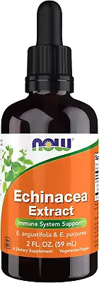 NOW Supplements Echinacea Extract Liquid With Dropper Immune System Support* • $15.27