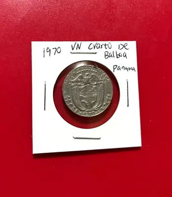 1970 Panama Vn Cvarto De Balboa - Nice World Coin !!! • $4.95