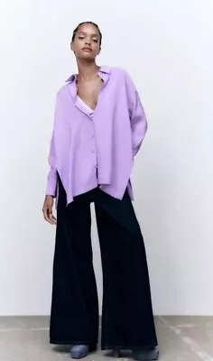 Zara Purple Top Shirt M • $20