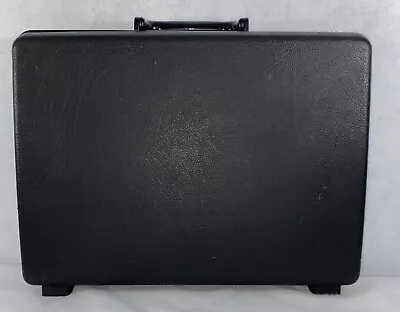 Vintage  1983 Samsonite Signal  Hard Shell Business Briefcase Black No Keys • $24.99