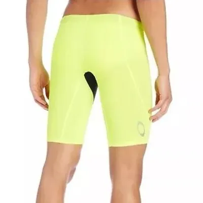 Oakley Griper Compression Shorts Men's Swimming Neon Yellow 481620C Small Size • $20