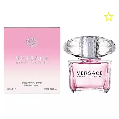 Versace Bright Crystal 3.0 Oz / 90 ML Eau De Toilette Spray Brand New • $29.95