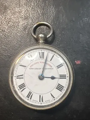 Railway Timekeeper Pocketwatch - Specially Adjusted • £45