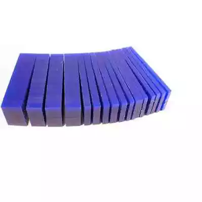 BLUE WAX BLOCKS JEWELLERY LOST WAX CASTING 5mm - 25mm BARS 17 Pieces - TC0138 • £38.10