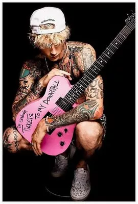 American Hip Hop Rapper Machine Gun Kelly MGK Richard Colson Baker Star Poster • $19.90