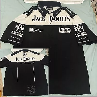 $44.95 • Buy JACK DANIELS RACING Pit Shirt Mens KELLY RACING VINTAGE (2009) - SIZE 2XL - VGC
