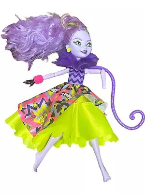 Monster High 2014 Way To Wonderland Kitty Cheshire Doll Purple Missing Hand • $20
