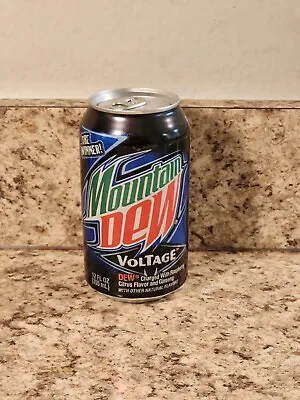 Mountain Dew Voltage Full Sealed 12oz Can Old Design  The Winner  (2010) • $29.95