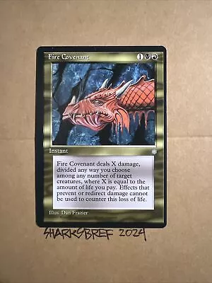 MTG Fire Covenant NM Miscut Error Ice Age Uncommon • $10.87