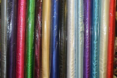 £4.25 • Buy SILKY SATIN FABRIC Per 1 METRE Plain Luxury Dress & Craft Material 150cm Wide